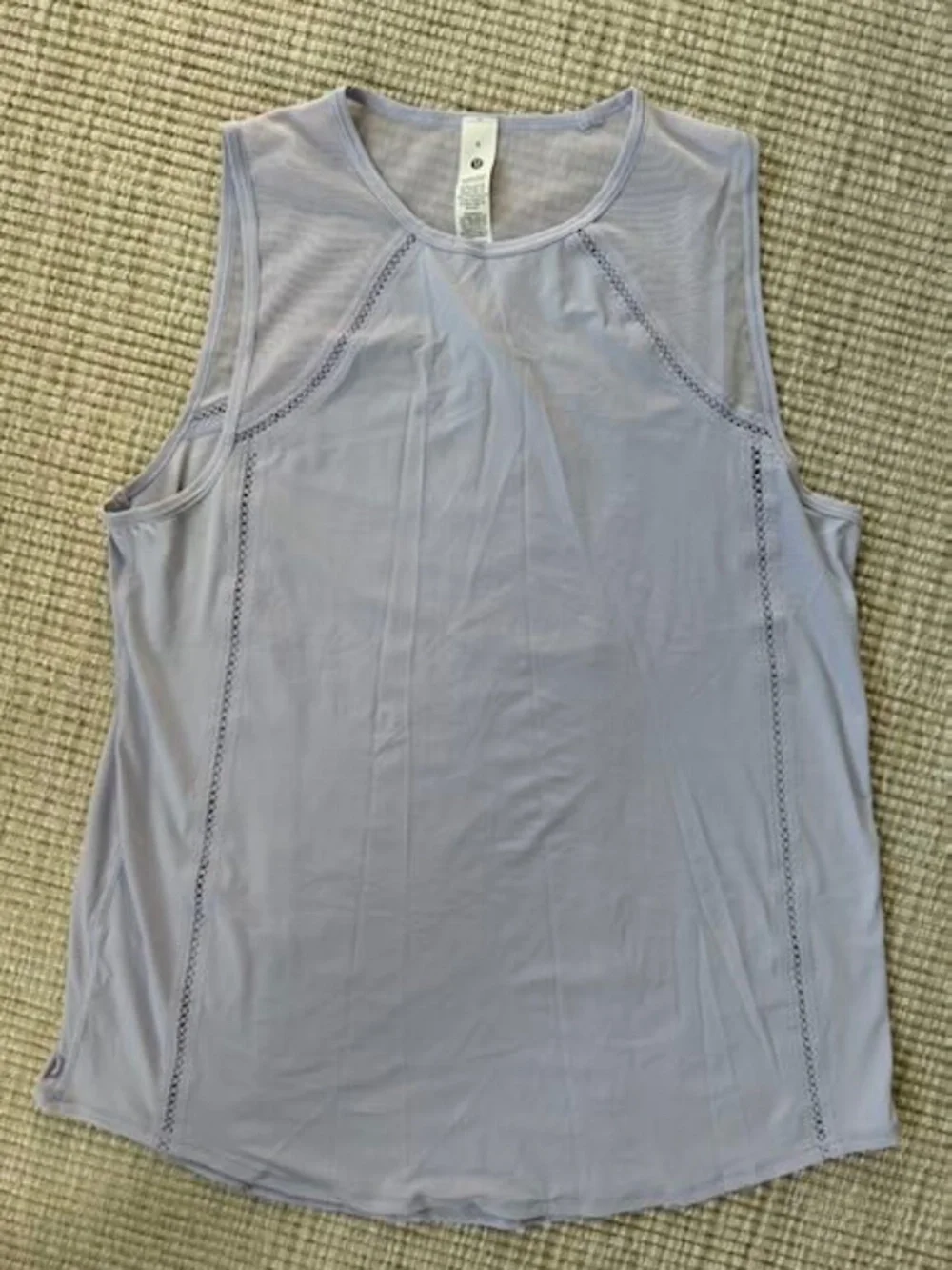Lululemon Sculpt Tank Lavender Frost, Size 6